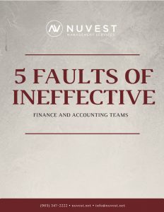 5 Faults of Ineffective Accounting & Finance Teams